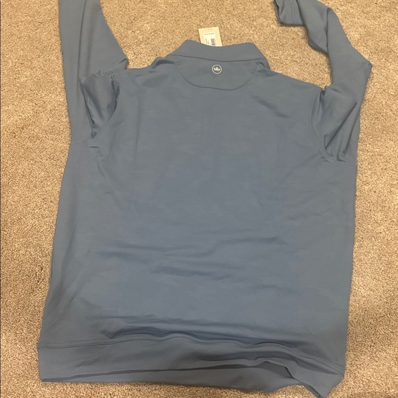 Peter Millar Light Blue Quarter-Zip Pullover - Picture 7 of 7